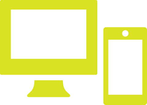 Icon PC und Smartphone